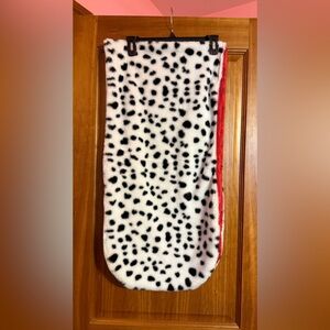 Amazon Black and White Dalmatian Print Coat
